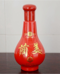 小酒瓶定制噴釉烤花